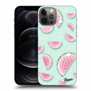 Picasee átlátszó szilikon tok az alábbi mobiltelefonokra Apple iPhone 12 Pro - Watermelon 2