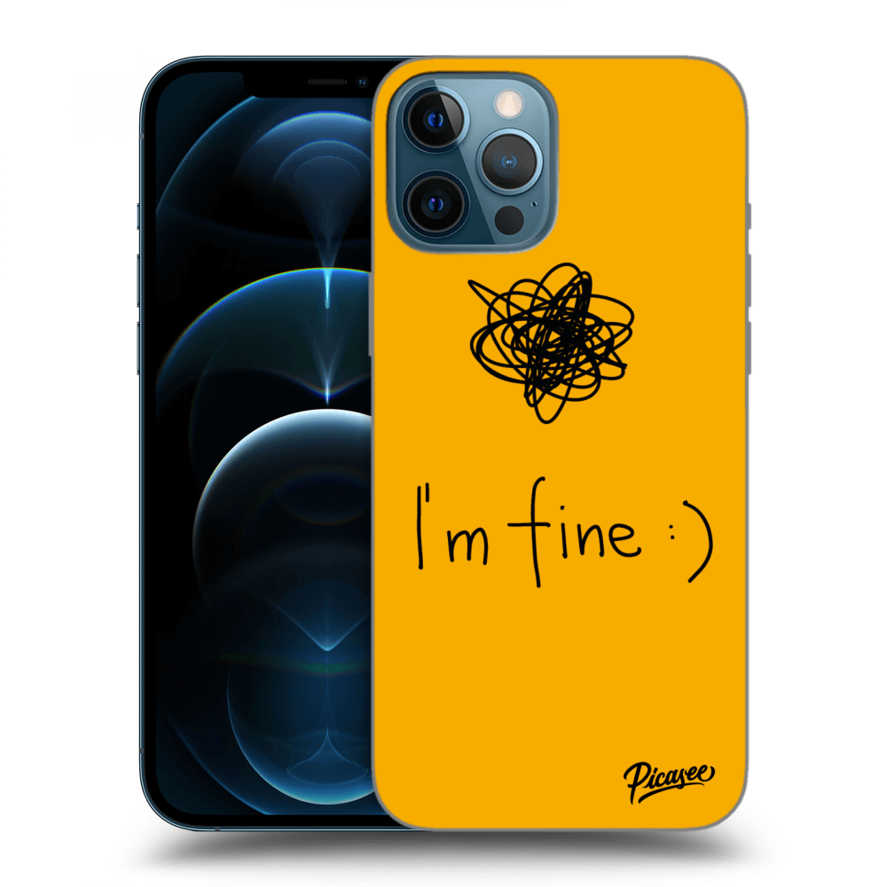 Picasee ULTIMATE CASE MagSafe Apple iPhone 12 Pro Max - készülékre - I am fine