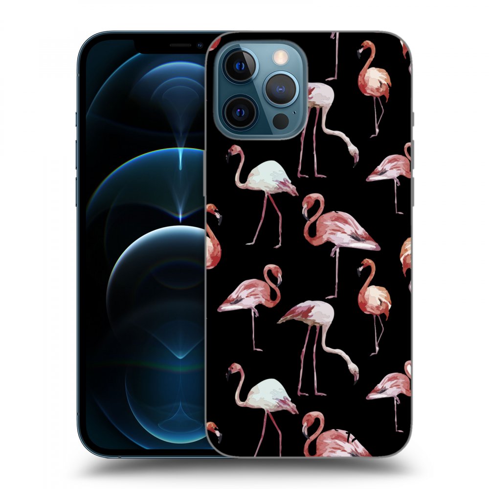 Picasee ULTIMATE CASE MagSafe Apple iPhone 12 Pro Max - készülékre - Flamingos