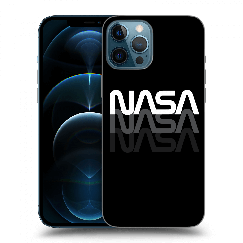 Picasee átlátszó szilikon tok az alábbi mobiltelefonokra Apple iPhone 12 Pro Max - NASA Triple