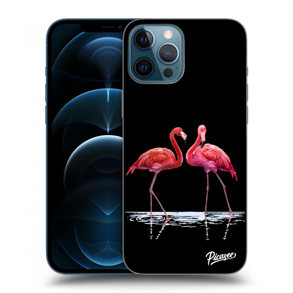 Picasee ULTIMATE CASE MagSafe Apple iPhone 12 Pro Max - készülékre - Flamingos couple