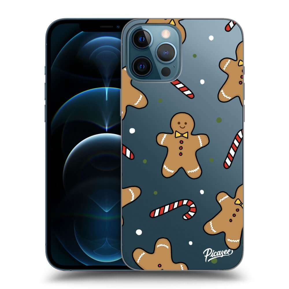 Picasee átlátszó szilikon tok az alábbi mobiltelefonokra Apple iPhone 12 Pro Max - Gingerbread