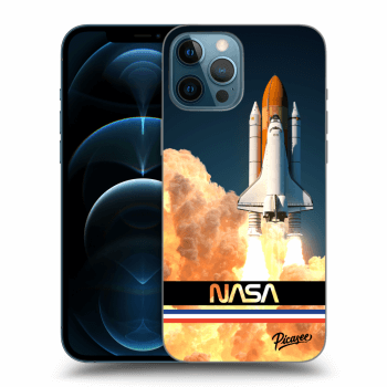Picasee fekete szilikon tok az alábbi mobiltelefonokra Apple iPhone 12 Pro Max - Space Shuttle