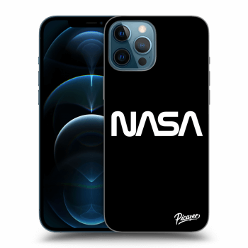Picasee fekete szilikon tok az alábbi mobiltelefonokra Apple iPhone 12 Pro Max - NASA Basic