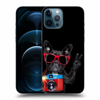 Szilikon tok erre a típusra Apple iPhone 12 Pro Max - French Bulldog