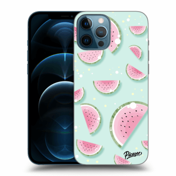 Picasee átlátszó szilikon tok az alábbi mobiltelefonokra Apple iPhone 12 Pro Max - Watermelon 2
