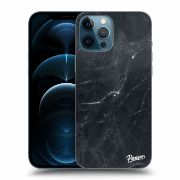 Szilikon tok erre a típusra Apple iPhone 12 Pro Max - Black marble