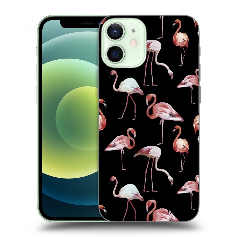 Picasee ULTIMATE CASE MagSafe Apple iPhone 12 mini - készülékre - Flamingos