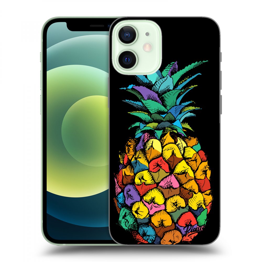 Picasee ULTIMATE CASE Apple iPhone 12 mini - készülékre - Pineapple