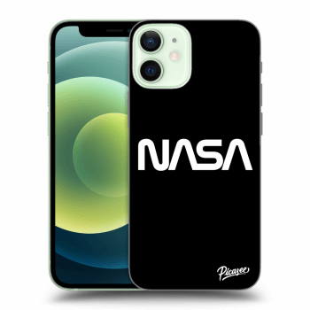 Picasee fekete szilikon tok az alábbi mobiltelefonokra Apple iPhone 12 mini - NASA Basic
