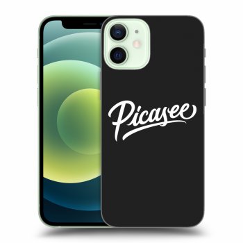 Picasee fekete szilikon tok az alábbi mobiltelefonokra Apple iPhone 12 mini - Picasee - White
