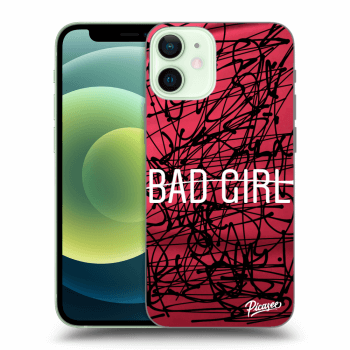 Picasee átlátszó szilikon tok az alábbi mobiltelefonokra Apple iPhone 12 mini - Bad girl