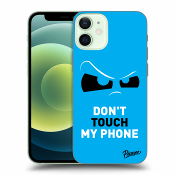 Szilikon tok erre a típusra Apple iPhone 12 mini - Cloudy Eye - Blue