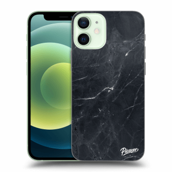 Szilikon tok erre a típusra Apple iPhone 12 mini - Black marble