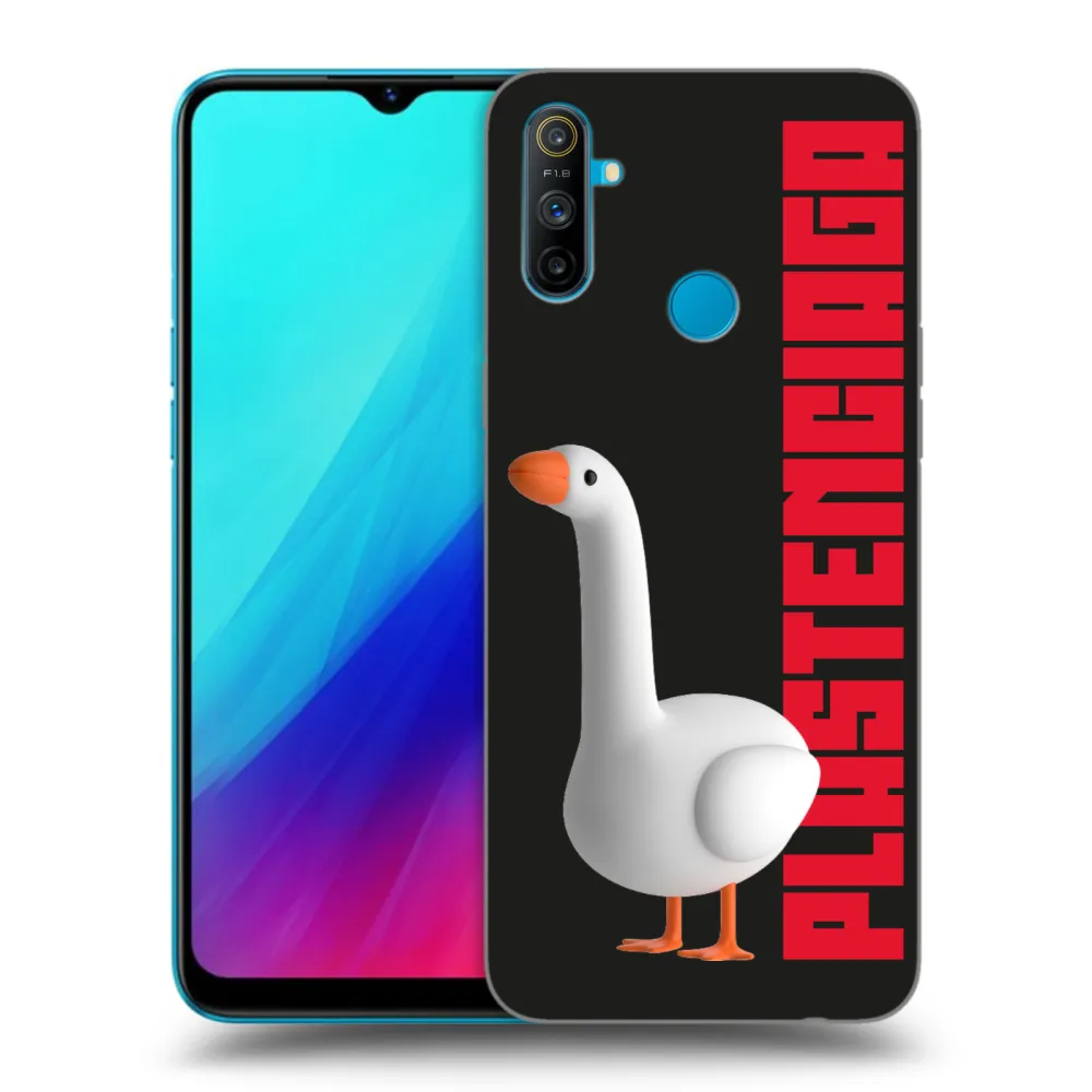 Picasee fekete szilikon tok az alábbi mobiltelefonokra Realme C3 - Kiky Ricky