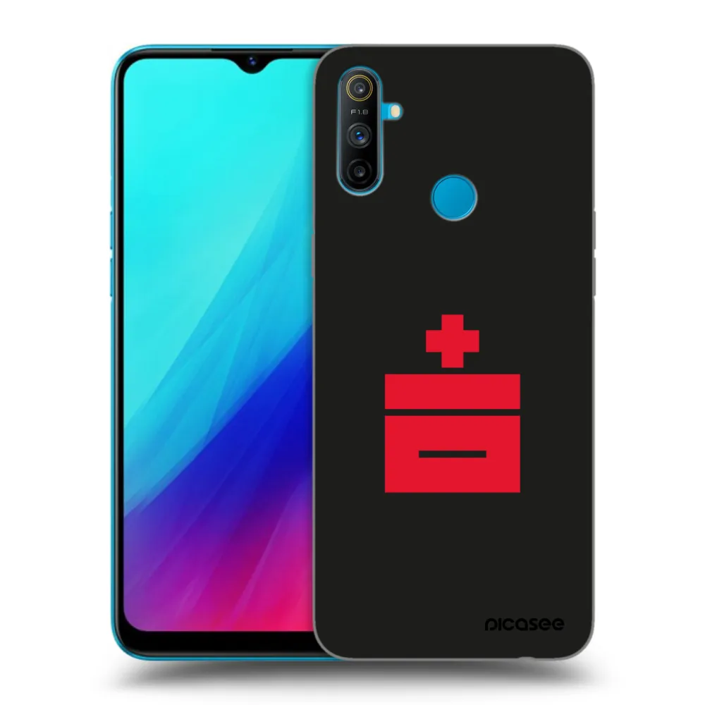 Picasee fekete szilikon tok az alábbi mobiltelefonokra Realme C3 - Le Plastenciaga
