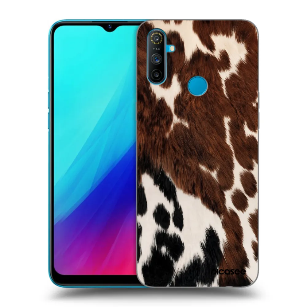 Picasee fekete szilikon tok az alábbi mobiltelefonokra Realme C3 - Rust