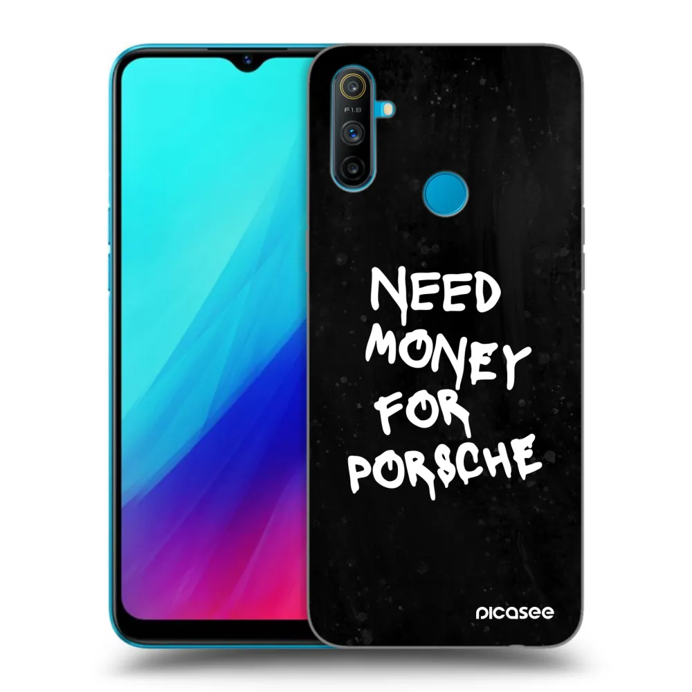 Picasee fekete szilikon tok az alábbi mobiltelefonokra Realme C3 - Black Dollar
