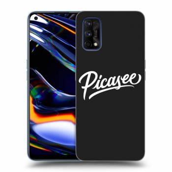 Picasee fekete szilikon tok az alábbi mobiltelefonokra Realme 7 Pro - Picasee - White