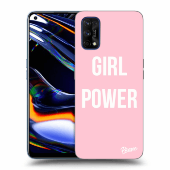 Picasee fekete szilikon tok az alábbi mobiltelefonokra Realme 7 Pro - Girl power