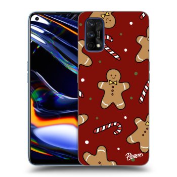 Picasee átlátszó szilikon tok az alábbi mobiltelefonokra Realme 7 Pro - Gingerbread 2