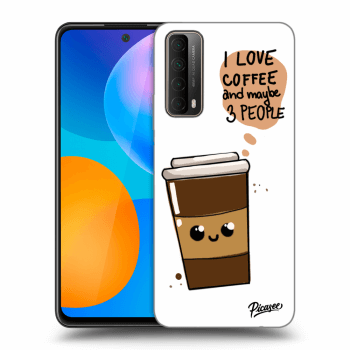 Szilikon tok erre a típusra Huawei P Smart 2021 - Cute coffee