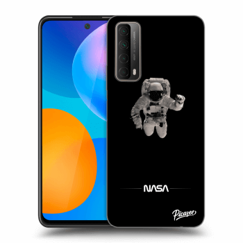 Picasee fekete szilikon tok az alábbi mobiltelefonokra Huawei P Smart 2021 - Astronaut Minimal