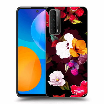 Szilikon tok erre a típusra Huawei P Smart 2021 - Flowers and Berries