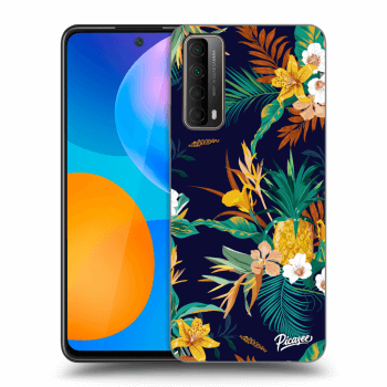 Picasee átlátszó szilikon tok az alábbi mobiltelefonokra Huawei P Smart 2021 - Pineapple Color