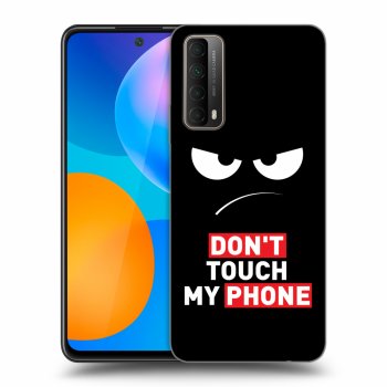 Szilikon tok erre a típusra Huawei P Smart 2021 - Angry Eyes - Transparent