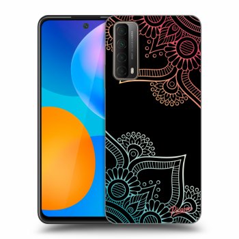 Szilikon tok erre a típusra Huawei P Smart 2021 - Flowers pattern