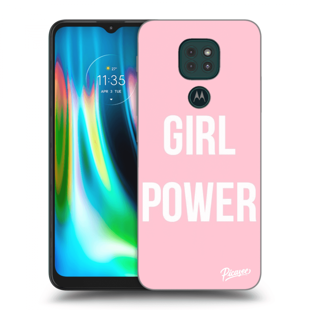 Picasee átlátszó szilikon tok az alábbi mobiltelefonokra Motorola Moto G9 Play - Girl power