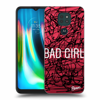 Picasee fekete szilikon tok az alábbi mobiltelefonokra Motorola Moto G9 Play - Bad girl
