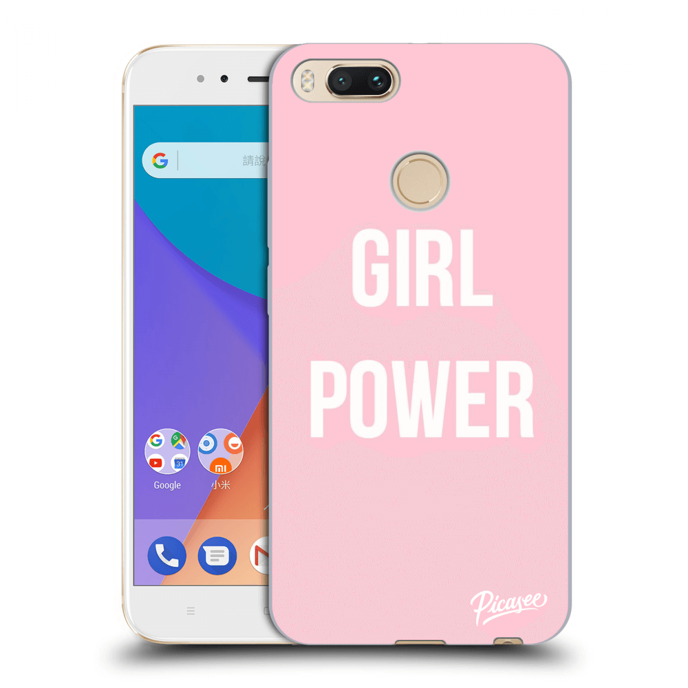 Picasee átlátszó szilikon tok az alábbi mobiltelefonokra Xiaomi Mi A1 Global - Girl power