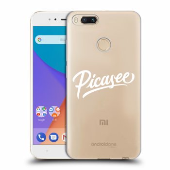 Picasee átlátszó szilikon tok az alábbi mobiltelefonokra Xiaomi Mi A1 Global - Picasee - White