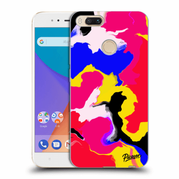 Picasee átlátszó szilikon tok az alábbi mobiltelefonokra Xiaomi Mi A1 Global - Watercolor