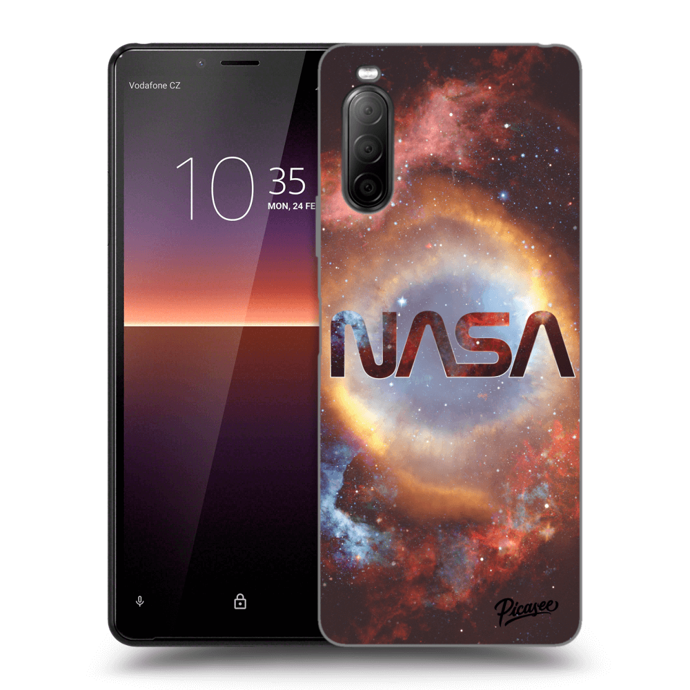 Picasee fekete szilikon tok az alábbi mobiltelefonokra Sony Xperia 10 II - Nebula
