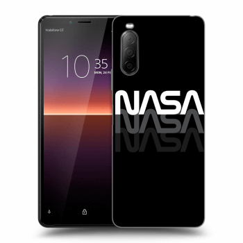 Picasee fekete szilikon tok az alábbi mobiltelefonokra Sony Xperia 10 II - NASA Triple