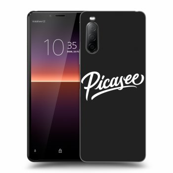 Picasee fekete szilikon tok az alábbi mobiltelefonokra Sony Xperia 10 II - Picasee - White