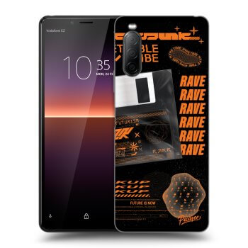 Picasee fekete szilikon tok az alábbi mobiltelefonokra Sony Xperia 10 II - RAVE