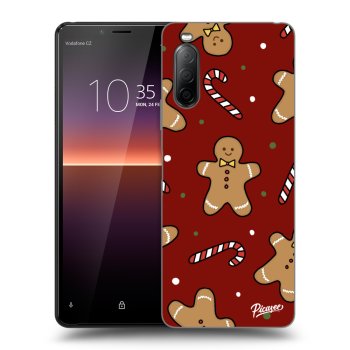 Picasee fekete szilikon tok az alábbi mobiltelefonokra Sony Xperia 10 II - Gingerbread 2