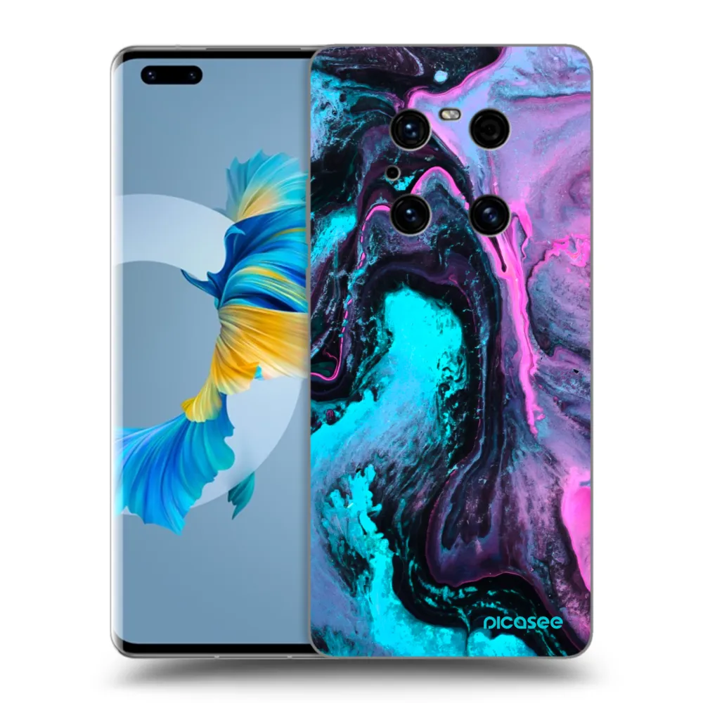 Picasee fekete szilikon tok az alábbi mobiltelefonokra Huawei Mate 40 Pro - Lean 2