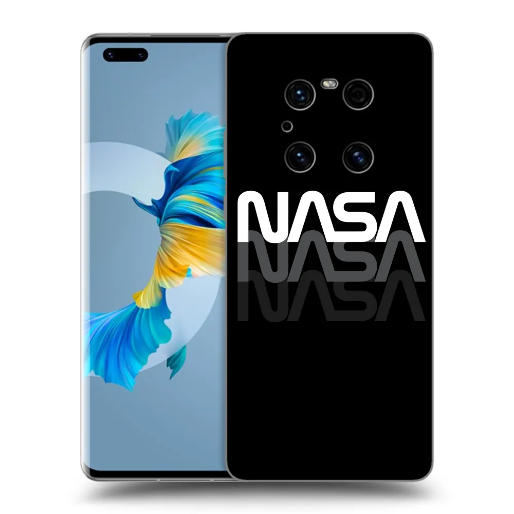 Picasee fekete szilikon tok az alábbi mobiltelefonokra Huawei Mate 40 Pro - NASA Triple
