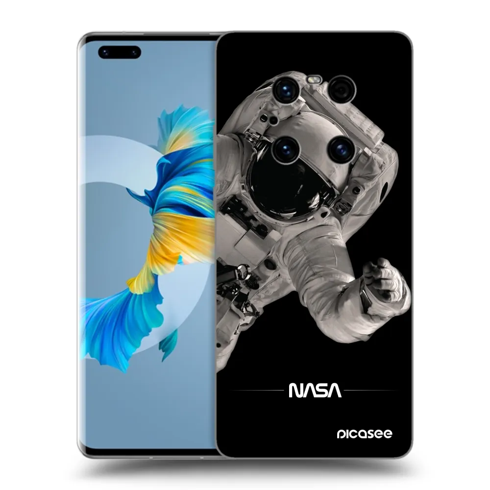 Picasee fekete szilikon tok az alábbi mobiltelefonokra Huawei Mate 40 Pro - Astronaut Big