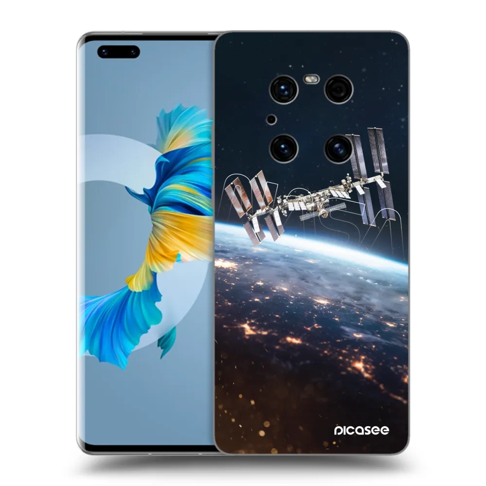 Picasee fekete szilikon tok az alábbi mobiltelefonokra Huawei Mate 40 Pro - Station