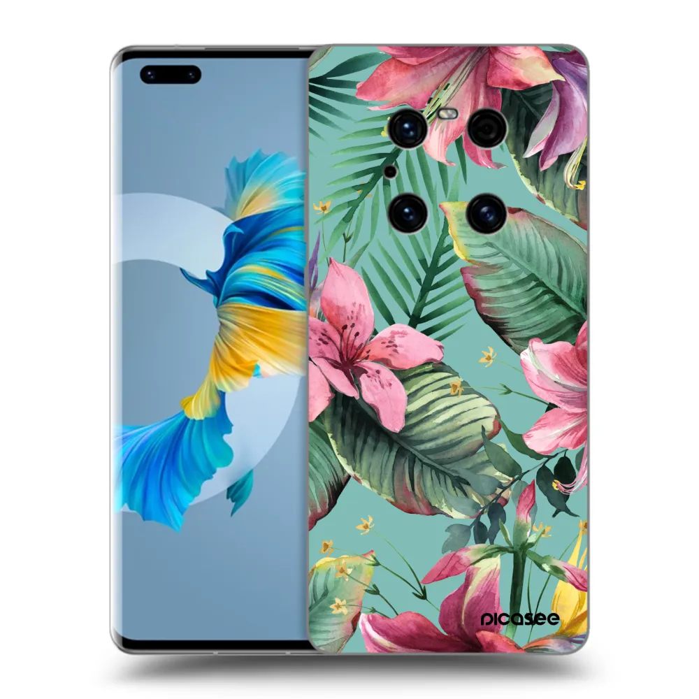 Picasee fekete szilikon tok az alábbi mobiltelefonokra Huawei Mate 40 Pro - Hawaii