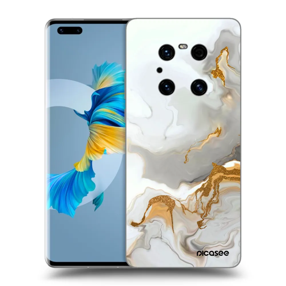 Picasee fekete szilikon tok az alábbi mobiltelefonokra Huawei Mate 40 Pro - Her