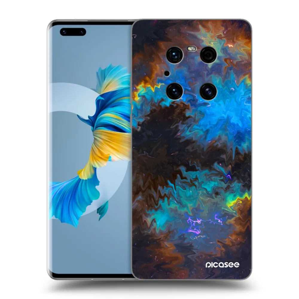 Picasee fekete szilikon tok az alábbi mobiltelefonokra Huawei Mate 40 Pro - Space