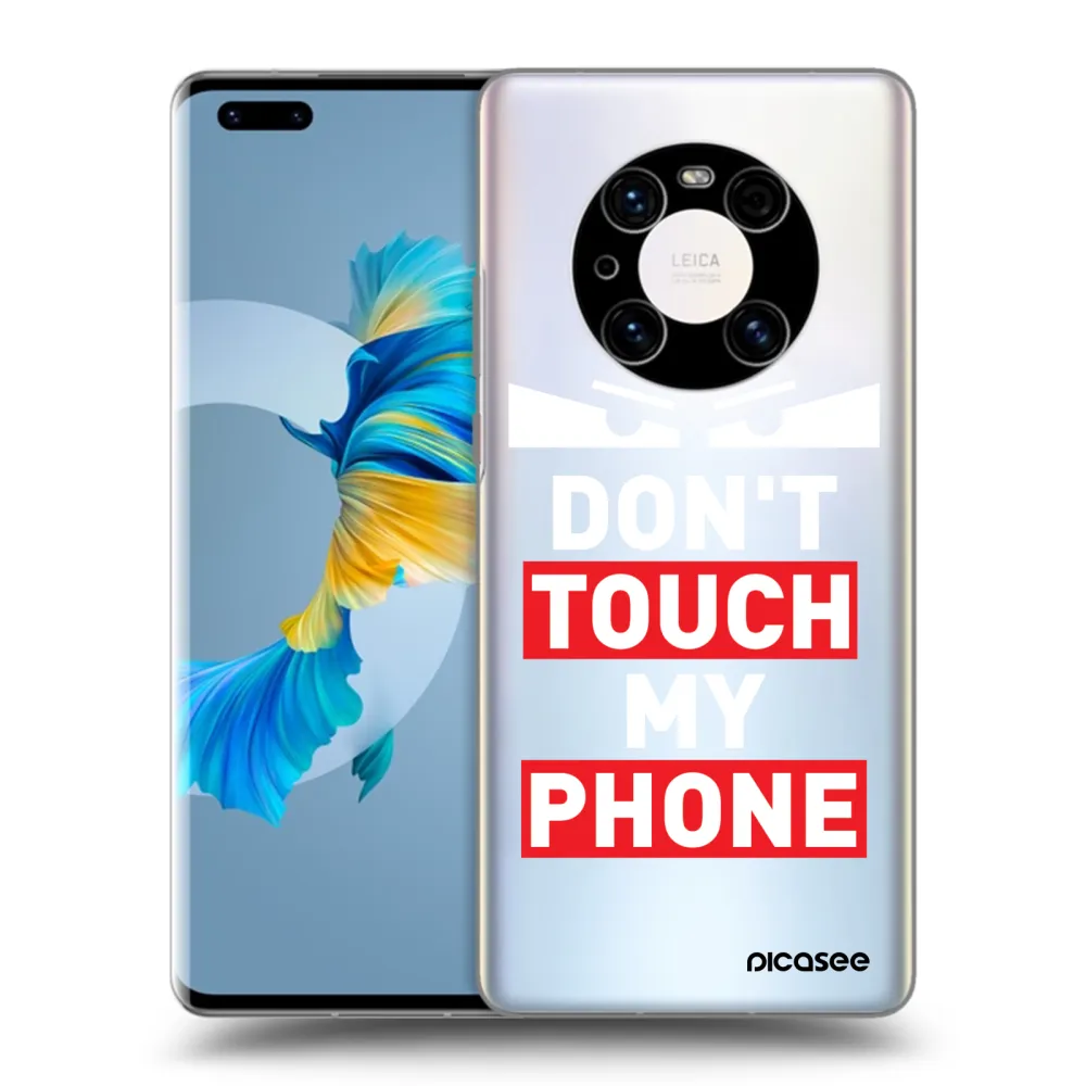 Picasee átlátszó szilikon tok az alábbi mobiltelefonokra Huawei Mate 40 Pro - Shadow Eye - Transparent