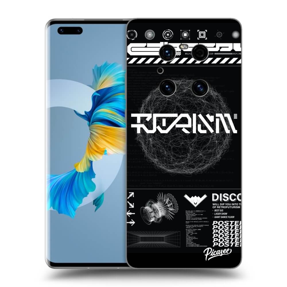 Picasee fekete szilikon tok az alábbi mobiltelefonokra Huawei Mate 40 Pro - BLACK DISCO